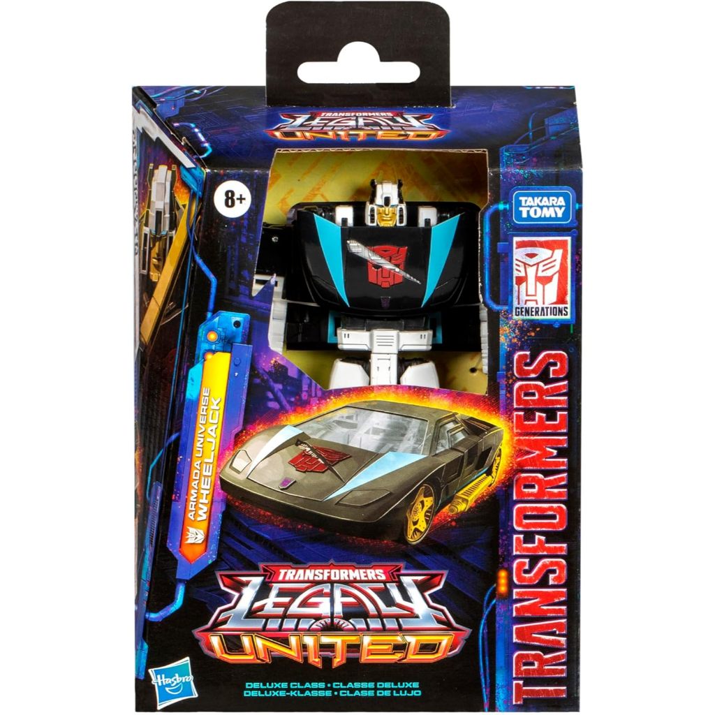 Transformers Legacy Deluxe Class Armada Universe Wheeljack, Nhân vật hành động chuyển đổi 5,5 inch G1035