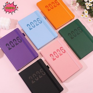 ⚡24h⚡[PNPIA] Sổ tay lập kế hoạch 2026 chất lượng cao Hàng ngày Hàng tuần Lịch kế hoạch hàng tháng Kích thước A5 với vỏ da giả dành cho sinh viên doanh nhân VN