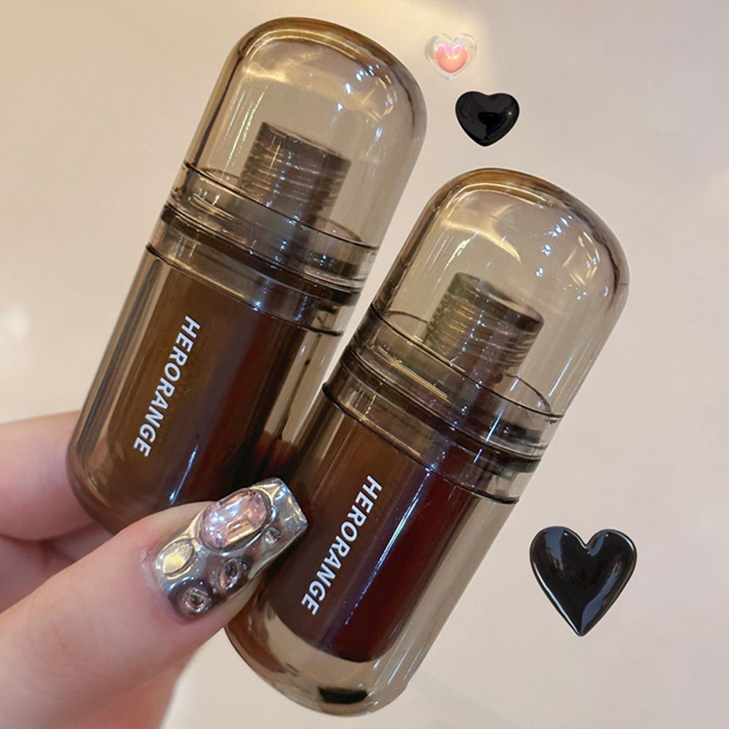 Herorange Gương Lip Glaze Chống Thấm Nước Dài Mặc Nước Bóng Hydrating Thủy Tinh Son Bóng Dưỡng Ẩm Son Môi Son Tint Trang Điểm