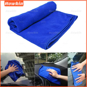 Vải Rửa Xe Vải Thấm Hút Mềm Xe Ô Tô Chăm Sóc Ô Tô Khăn Lau Microfiber Khăn Sợi Micro Màu Xanh Bền 25 * 25cm