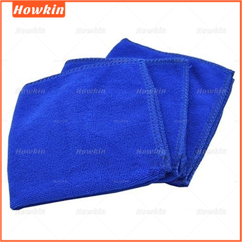 [Sale] Vải Rửa Xe Vải Thấm Hút Mềm Xe Ô Tô Chăm Sóc Ô Tô Khăn Lau Microfiber Khăn Sợi Micro Màu Xanh Bền 25 * 25cm