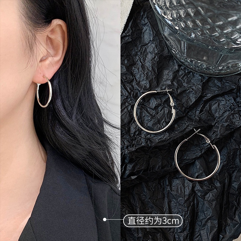 Bông tai phong cách INS và Hàn Quốc, sang trọng, nhẹ nhàng