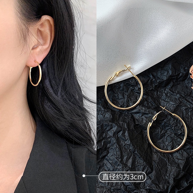 Bông tai phong cách INS và Hàn Quốc, sang trọng, nhẹ nhàng