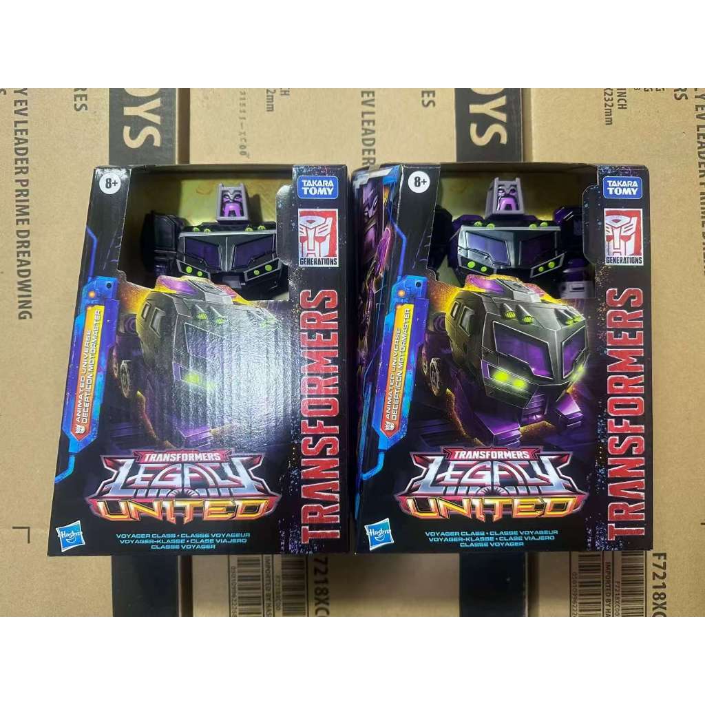 Transformers Legacy United Voyager Class Vũ trụ hoạt hình Decepticon Motormaster, Nhân vật hành động chuyển đổi 7 inch 	M8547