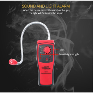 Thiết Bị Kiểm Tra Khí Gas Rò Rỉ Khí Gas Mini Cầm Tay Cảm Biến Thông Minh Có Đèn Và Âm Thanh