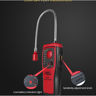 Thiết Bị Kiểm Tra Khí Gas Rò Rỉ Khí Gas Mini Cầm Tay Cảm Biến Thông Minh Có Đèn Và Âm Thanh