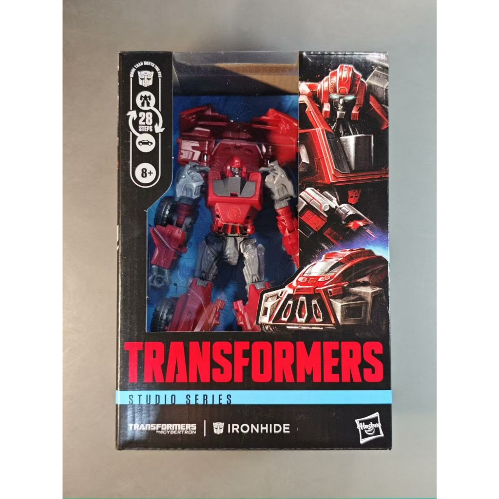 Transformers Toys Studio Series Voyager Class War cho Cybertron Gamer Edition Ironhide, Hình hành động chuyển đổi 6,5 inch G0559