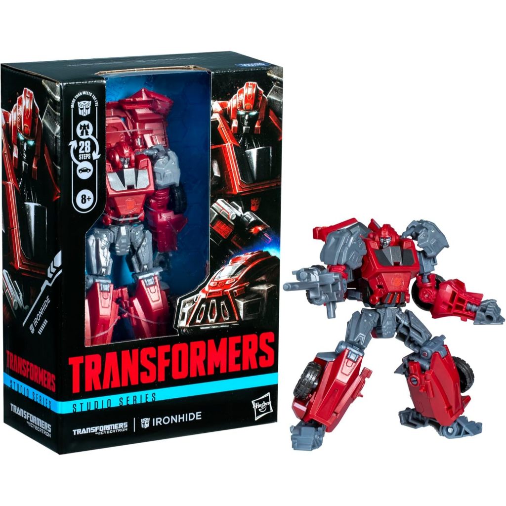Transformers Toys Studio Series Voyager Class War cho Cybertron Gamer Edition Ironhide, Hình hành động chuyển đổi 6,5 inch G0559