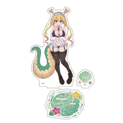 Miss Kobayashi 's Dragon Maid Anime Acrylic Stand - Tohru Lucoa Nhân Vật Dễ Thương Hình Trang Trí Bàn Làm Việc