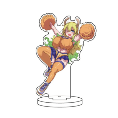 Miss Kobayashi 's Dragon Maid Anime Acrylic Stand - Tohru Lucoa Nhân Vật Dễ Thương Hình Trang Trí Bàn Làm Việc