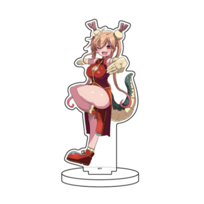 Miss Kobayashi 's Dragon Maid Anime Acrylic Stand - Tohru Lucoa Nhân Vật Dễ Thương Hình Trang Trí Bàn Làm Việc