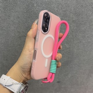 Ốp Lưng Cho OPPO reno 8T 4G reno 8T 5G Vỏ Điện Thoại Chống Rơi 2 Trong 1 Cao Cấp Có Thiết Kế Sạc Từ Tính Dây Treo Miễn Phí Và Tinh Tế