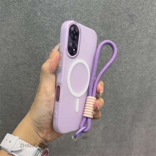 Ốp Lưng Cho OPPO reno 8T 4G reno 8T 5G Vỏ Điện Thoại Chống Rơi 2 Trong 1 Cao Cấp Có Thiết Kế Sạc Từ Tính Dây Treo Miễn Phí Và Tinh Tế