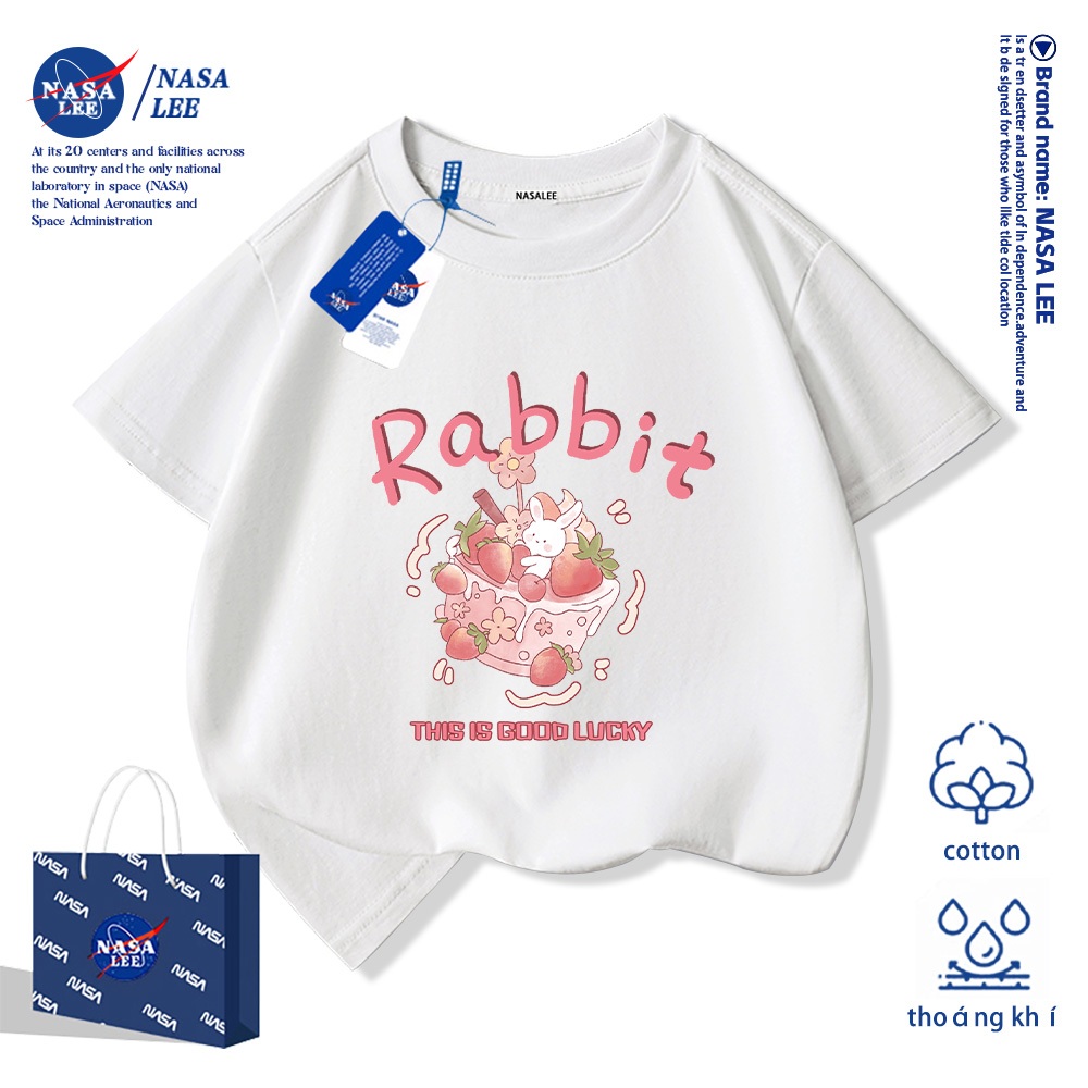 💥Xu hướng hot 2026💥 Áo thun trẻ em NASA họa tiết bánh ngọt Chất liệu cotton Unisex Giao hàng ngay
