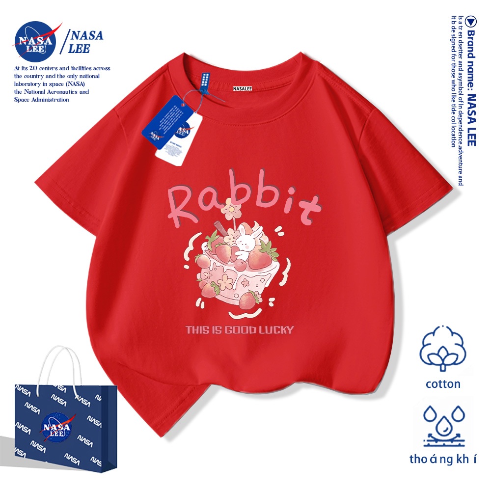 💥Xu hướng hot 2026💥 Áo thun trẻ em NASA họa tiết bánh ngọt Chất liệu cotton Unisex Giao hàng ngay