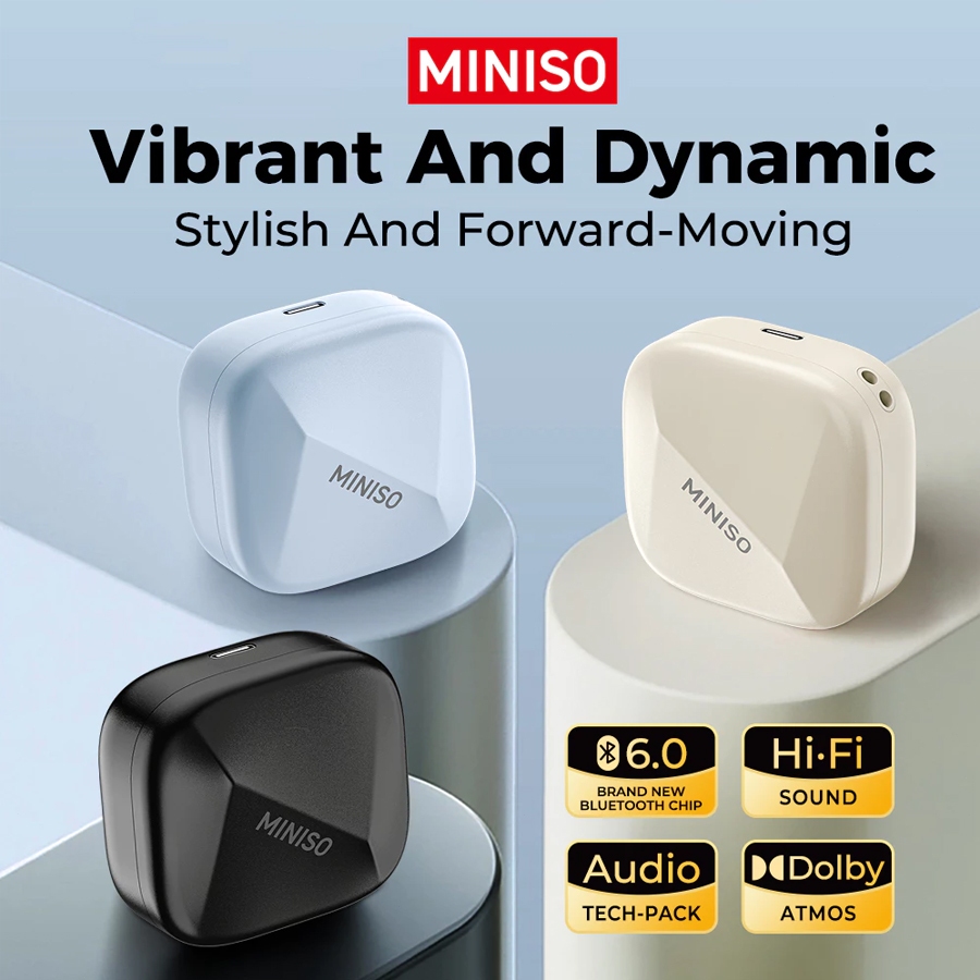 MINISO MS119 AI Thông Minh Thời Gian Thực Dịch Tai Nghe Bluetooth Khử Tiếng Ồn Nhạc Không Dây HiFi HD Gọi Micro Bluetooth 6.0 | BigBuy360 - bigbuy360.vn
