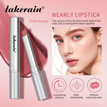 Lakerain Gần Son Môi Dưỡng Ẩm Sâu Màu Son Dưỡng Môi Mật Ong Son Môi Không Dính Môi Plumper Nuôi Dưỡng Trang Điểm Chăm Sóc Môi