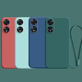 Dành Cho OPPO A3 Pro A3S A3X A5 2020 A5X A5S A6 Pro A9 2020 A12 A12E A15 A15S A16 A16K A17 A17K A18 A38 A80 Ốp Điện Thoại Silicon Mềm Màu Nguyên Chất Chống Sốc