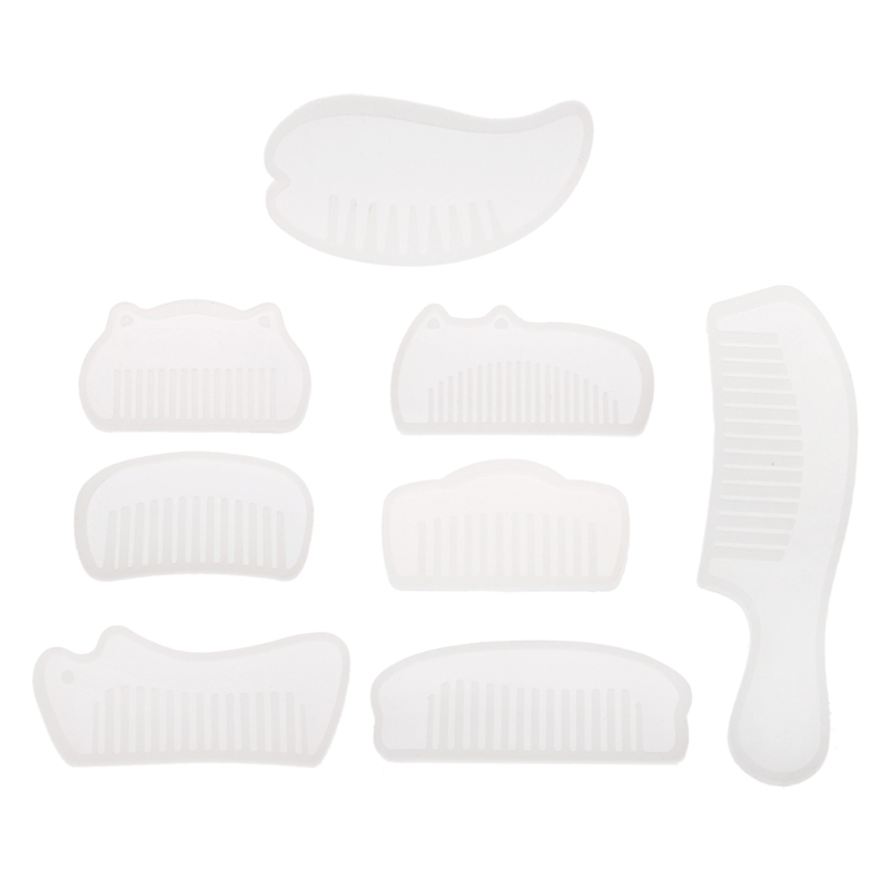 Khuôn silicone tạo hình chiếc lược 3D dùng làm trang sức tiện lợi