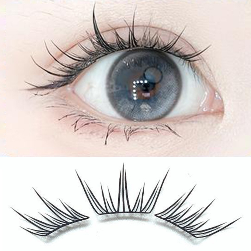IOIIK 10 hàng-- 9-11mm C Curl Anime Lashes Keo dán / Keo dán Phong cách miễn phí Lông mi alse để làm việc Sinh nhật Tiệc và Du lịch