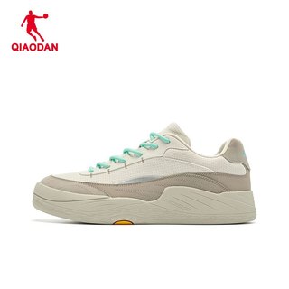 Qiaodan Giày trượt patin nam hợp thời trang có đế bền, đệm thoải mái, đế chống trượt và thiết kế thời trang dạo phố để mặc thường ngày QXL053251503T