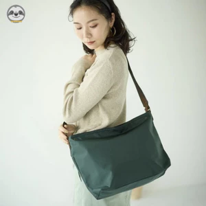 Phong cách Nhật Bản Muji Style / Túi đeo chéo thời trang dung tích lớn / Túi đeo vai A4 / Túi du lịch cặp đôi Túi đeo chéo màu trơn