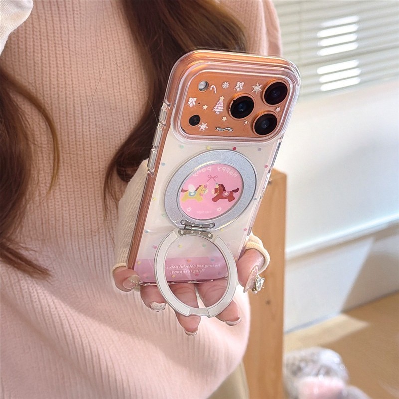 IPhone 17 Pro max 16 Pro Họa tiết ngựa có dấu chấm Chất liệu TPU xử lý IMD Vỏ điện thoại in hai mặt
