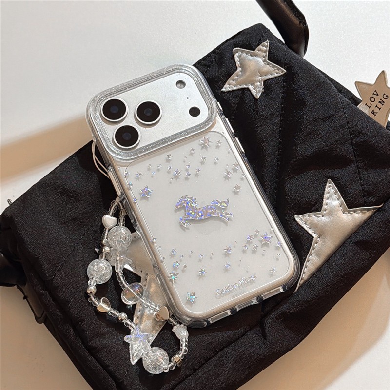 IPhone 17 Pro max 16 Pro Star Horse họa tiết chất liệu TPU IMD xử lý Vỏ điện thoại in hai mặt