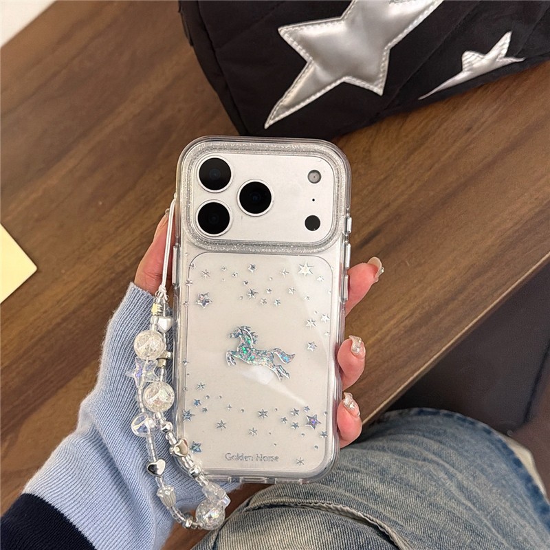 IPhone 17 Pro max 16 Pro Star Horse họa tiết chất liệu TPU IMD xử lý Vỏ điện thoại in hai mặt