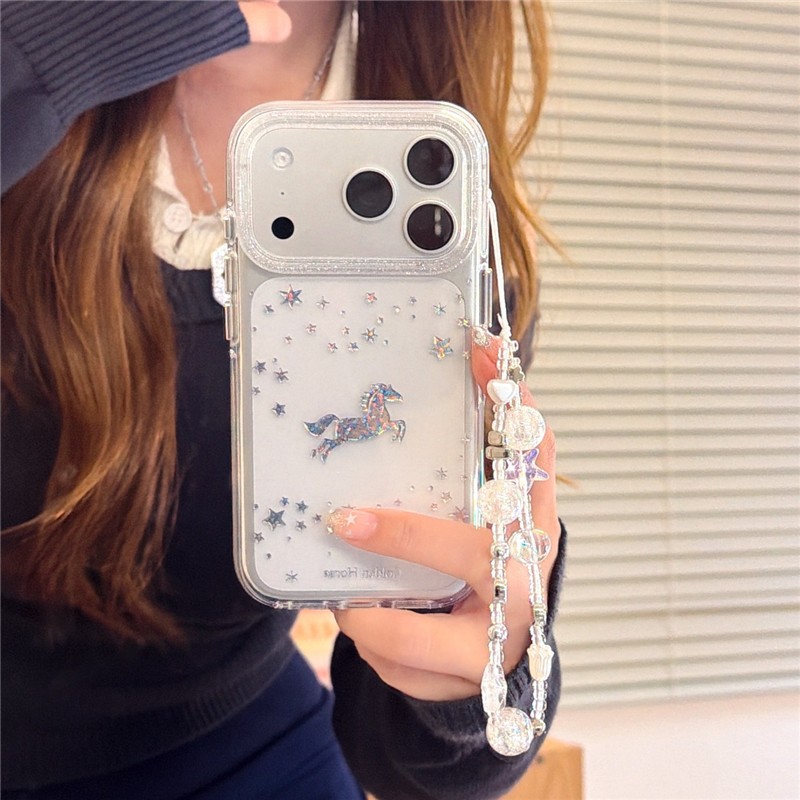 IPhone 17 Pro max 16 Pro Star Horse họa tiết chất liệu TPU IMD xử lý Vỏ điện thoại in hai mặt