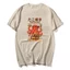 T-Shirt Thời Trang Nam Nữ với Họa Tiết Takoyaki, Cotton Phong Cách Nhật Bản, Áo Thun Tay Ngắn Cho Dạo Phố