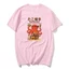 T-Shirt Thời Trang Nam Nữ với Họa Tiết Takoyaki, Cotton Phong Cách Nhật Bản, Áo Thun Tay Ngắn Cho Dạo Phố