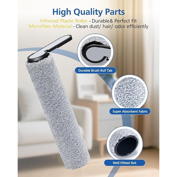 Roborock F25 / F25 LT / F25 ACE / F25 Combo Removable Roller Brushed High Efficiency Filter Screen