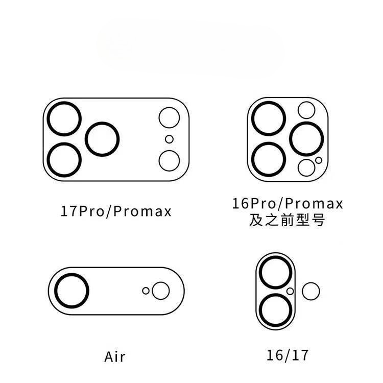 Ốp điện thoại từ tính mạ điện trong suốt sang trọng có màng ống kính Tương thích với iPhone 17 16 15 11 13 12 14 Pro Max Plus 17AIR Ốp lưng
