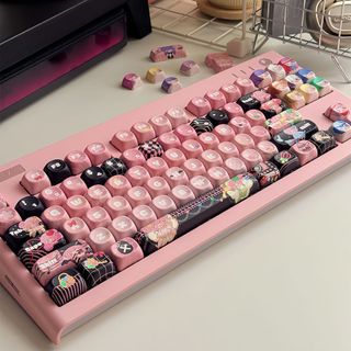 Keycaps người yêu dễ thương PBT Dye-sub MOA Profile Keycap Custom Keycaps Tương thích với công tắc Cherry Gateron MX