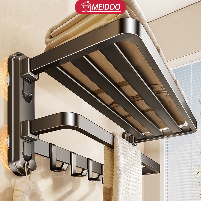 MEIDOOGiá treo khăn hút phòng tắm, lắp đặt treo tường, sức hút mạnh Khả năng chịu tải mạnh mẽ