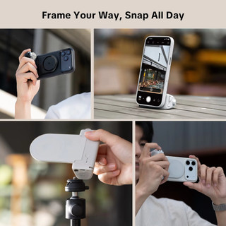 PGYTECH Điện Thoại Di Động Chụp Ảnh Từ Tính Lấp Đầy Ánh Sáng MagCam Grip Bluetooth Điều Khiển Từ Xa Hỗ Trợ Camera Sạc Không Dây