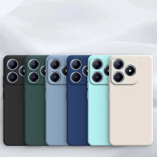 Dành Cho OPPO Realme C2 C11 2020 / 2021 C12 C15 C21 C21Y C25 C25S C25Y C30 C30S C33 C35 C51 C53 C55 C63 Realme Note 70 Ốp Điện Thoại Silicon Mềm Màu Nguyên Chất Chống Sốc