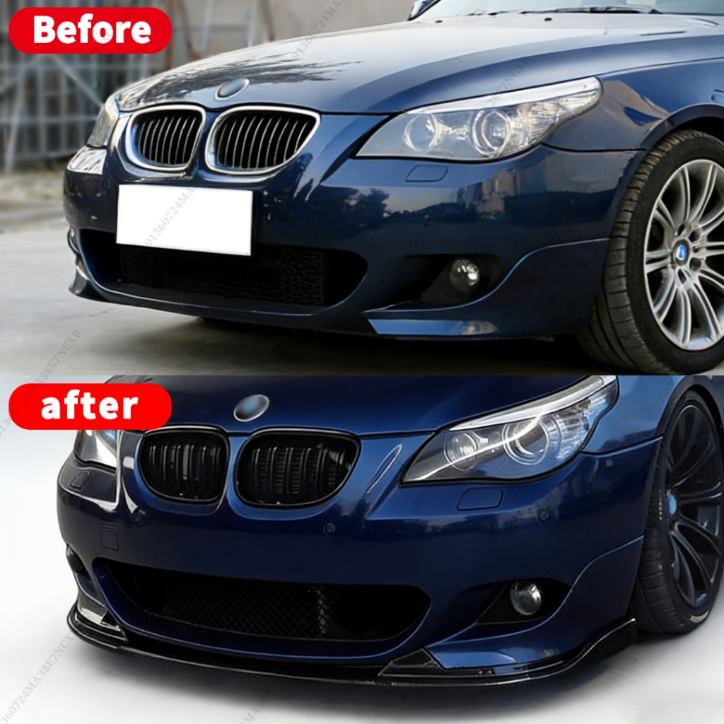 Dành Cho Xe BMW 5 Series E60 E61 2005 2006 2007 2008 2009 2010 M Phiên Bản Thể Thao MP Phong Cách Bộ Chia Trước Môi Chin Điều Chỉnh Phụ Kiện