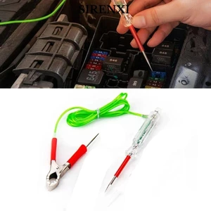 Tutu Sáng Tạo Và Thiết Thực 6-24V Đèn Thử Với Đầu Phun Kép 47 Inch Chống Đông Dây Cá Sấu Kẹp Ô Tô LED Circuit Test VN