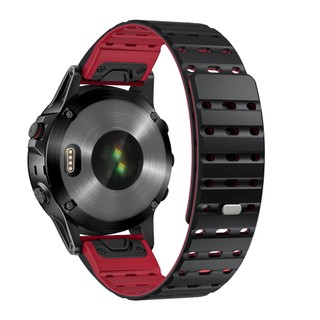 Thích hợp cho đồng hồ Garmin, dây đeo tháo nhanh màu kép từ tính thoáng khí 22MM26mm