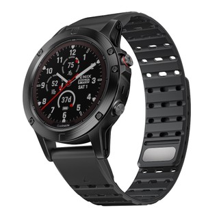 Thích hợp cho đồng hồ Garmin, dây đeo tháo nhanh màu kép từ tính thoáng khí 22MM26mm