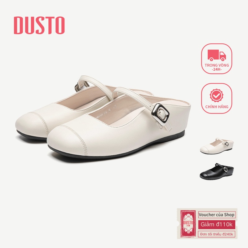 DUSTO Giày Nữ Mary Jane Giày Đế Dày Cao Cấp Thanh Lịch DWB000213A