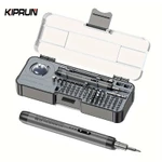 Bộ tuốc nơ vít điện KIPRUN, Bộ dụng cụ điện chính xác không dây có thể sạc lại 88 trong 1, 68 đầu lô, Pin 600mAh, Hộp lưu trữ ABS — ảnh 1