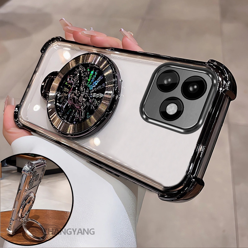 Ốp Lưng Cho Realme c53 Cao Cấp Trong Suốt Chống Rơi Ốp Lưng Điện Thoại Laser Hoạt Hình 3D Thẩm Mỹ Thiết Kế Mới