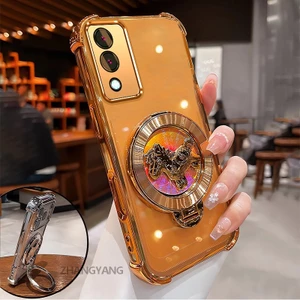 Ốp Lưng Cho vivo Y17S Cao Cấp Trong Suốt Chống Rơi Ốp Lưng Điện Thoại Laser Hoạt Hình 3D Thẩm Mỹ Thiết Kế Mới