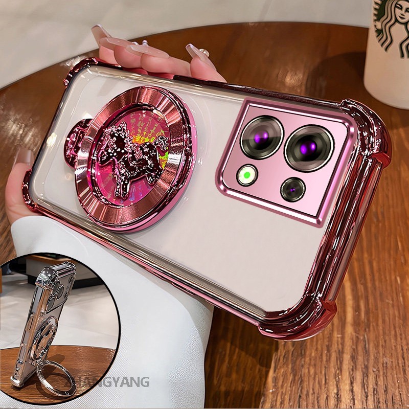 Ốp Lưng Cho OPPO Reno 8 5G Reno 8 Pro 5G Cao Cấp Trong Suốt Chống Rơi Vỏ Điện Thoại Thẩm Mỹ 3D Hoạt Hình Laser Đế Điện Thoại Thiết Kế Mới