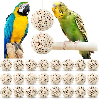 Quả bóng cỏ tự nhiên cho chim nhai và chơi với cây cọ Cây nho dệt đồ dùng cho chim