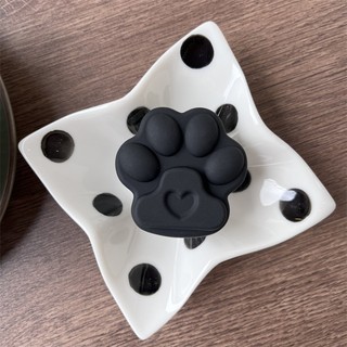 Giá Đỡ Điện Thoại Di Động Macaron Cat Claw Silicone Túi Khí Giá Đỡ Gấp Chống Sốc Vòng Khóa Có Thể Thu Vào Giá Đỡ