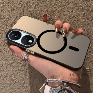 Ốp Lưng Cho Honor X7B Vỏ Điện Thoại Chống Rơi Mờ Cao Cấp Có Vòng Hút Từ Tính Cùng Màu Thiết Kế Mới Miễn Phí Tinh Tế Treo Dây